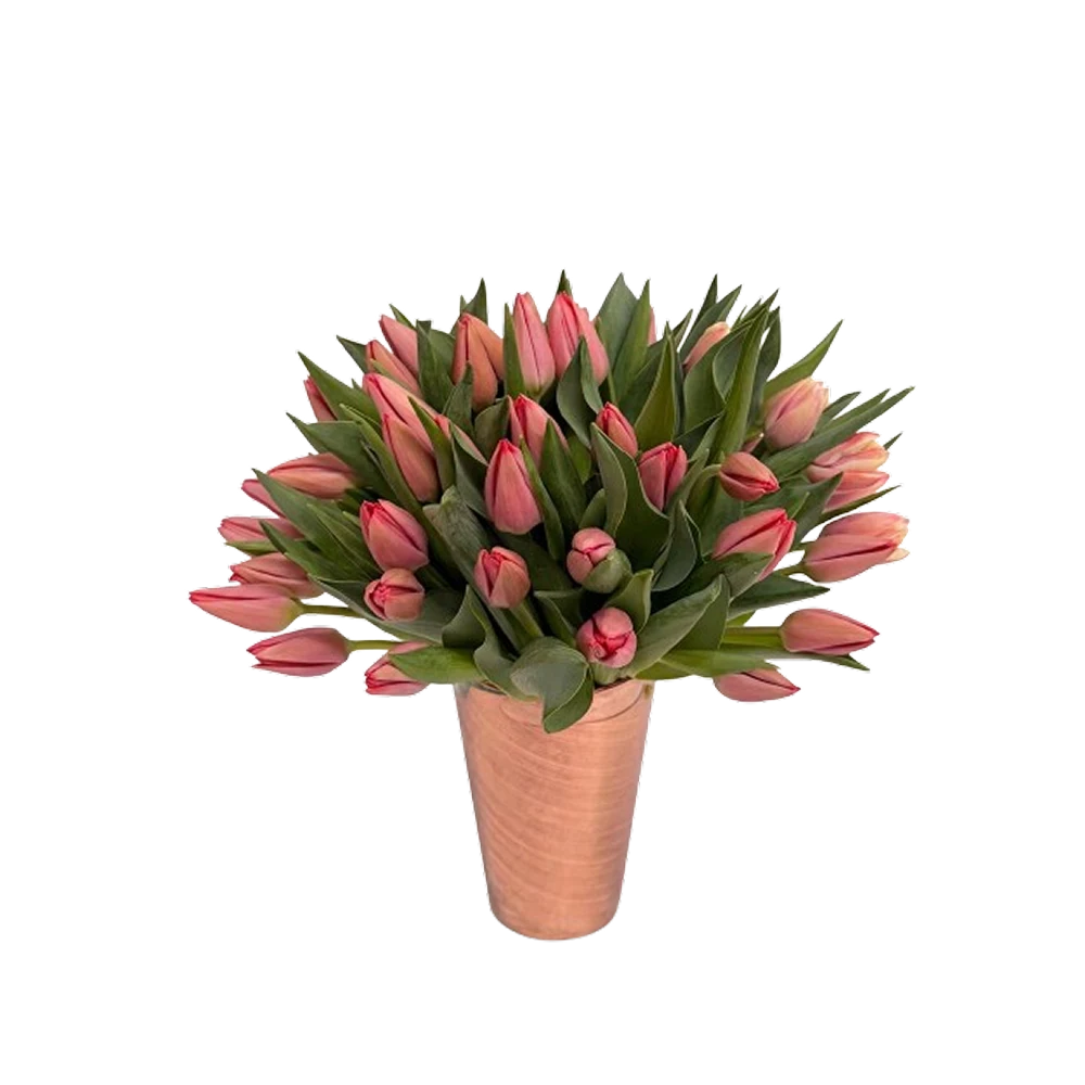 Blush Petal Tulip Vase — product photo